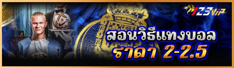 สอนวิธีแทงบอลราคา 2-2.5